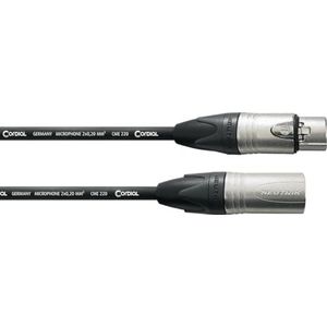 CORDIAL CXM2.5FM - Câble microphone XLR 2,5 m, fiche Neutric XLR NC3 XX f/m, Select