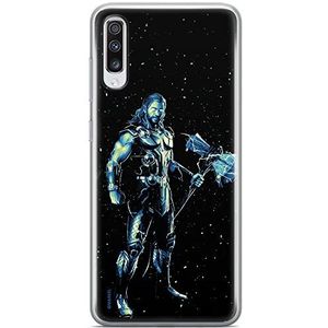 ERT GROUP Originele en officieel gelicentieerde Marvel Thor 004 Samsung A70 Case - 100% passend voor de vorm van de mobiele telefoon - TPU Case