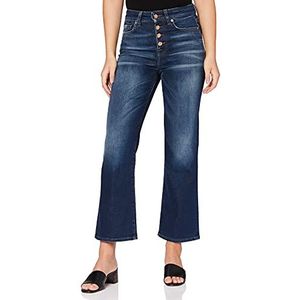 7 For All Mankind Hw Vintage dames jeans cropped bootcut, blauw (Dark Blue Pl)