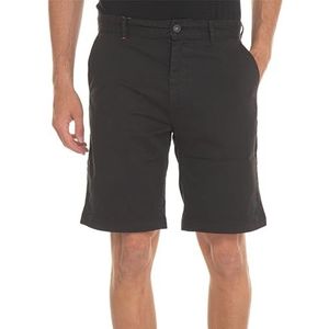 BOSS Hommes Chino-Slim-Shorts Short Slim Fit en Twill de Coton Stretch, Noir, 40