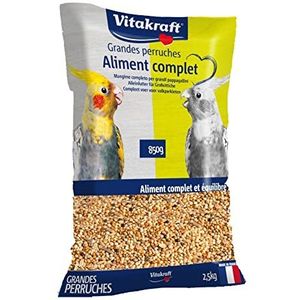 Vitakraft - Complete voeding voor grote parkieten, 2,5 kg (1 stuk)