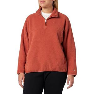 Champion Rochester 1919 Eco Future W Recycled Polar Half Zip Hoodie Dames, Verbrande aarde