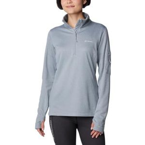 Columbia Park View Grid Fleecetrui met halve ritssluiting voor dames (1 stuk)