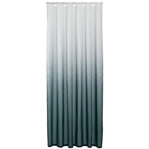 Sealskin Blend - Douchegordijn 180x200 cm - Polyester - Groen / Wit