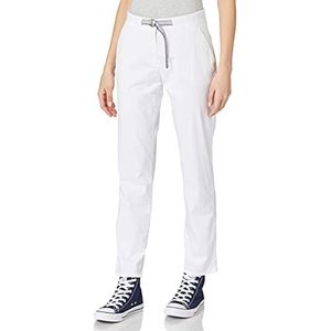 BRAX Dames Chino broek in de stijl Mel S van Stretch Katoen, Wit