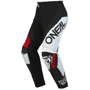 O'Neal Motorcross-broek | MTB Enduro MX | comfortabele, losse pasvorm voor maximale bewegingsvrijheid | benen zonder manchetten | Element broek voor volwassenen, Zwart/Rood
