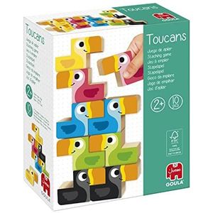 Goula Toucans - Educatief spel voor kinderen - Frans - stapelspel vanaf 2 jaar