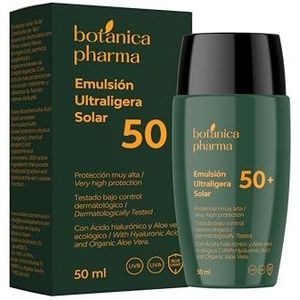 Botanicapharma Ultralichte zonnebrandcrème SPF50+ 50 ml hydraterende werking en versterking van de barrièrefunctie van de huid, ultralichte textuur