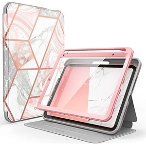 i-Blason iPad Mini 6 Case / iPad Mini 6th 2021 [Cosmo] met geïntegreerde displaybescherming Smart Cover met automatische sleep/wake-functie en Carcase penhouder (Marmor)