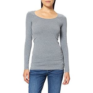 Vero Moda Vmmaxi My Ls Damesshirt met lange mouwen en ronde hals