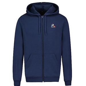 Le Coq Sportif Ess Fz Hoody nr. 4 M Dress Blues Trainingsjack Uniseks, Jurk Blues