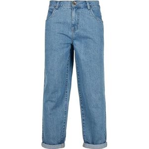 Southpole Geborduurde jeansbroek voor heren, middenblauw retro