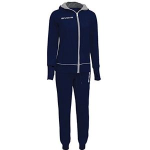 Givova - Tuta Star trainingspak voor dames, blauw (blauw/lichtgrijs)