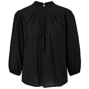 Q/S by s.Oliver Blouse met 3/4-mouwen, blouse met 3/4-mouwen, dames, zwart.