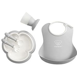 BabyBjörn Lunchset voor baby's, 5 stuks, grijs