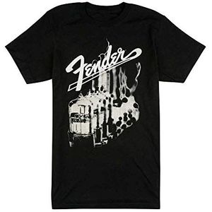 Fender© Tubes T-shirt, zwart, maat S