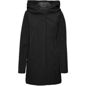 VERO MODA Vmsoftshelldona Wrp Jacket Ga Boo Softshelljas voor dames, zwart.