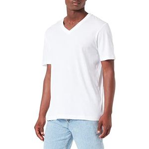 s.Oliver Heren-T-shirt met korte mouwen, regular fit, Wit.