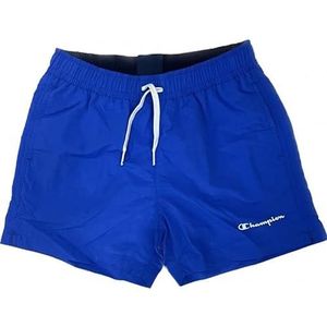 Champion Legacy Beachshorts AC Small Logo badpak voor jongens, kobaltblauw, 11-12 jaar, Kobalt Blauw