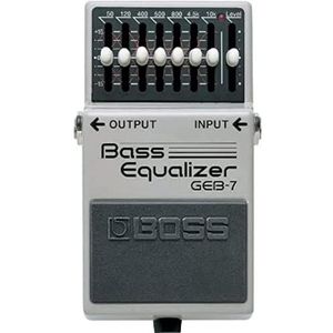 BOSS Bass Equalizer GEB-7 BOSS pedaal, een 7-bands EQ pedaal gemaakt voor elektrische basfrequenties