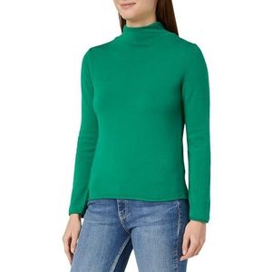 United Colors of Benetton Fietsshirt M/L 1035d201y Dames Sweater (1 stuk), Bosgroen 1u3