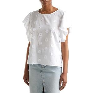 United Colors of Benetton T-shirt femme, Blanc, XXS