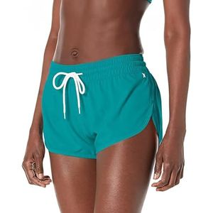 Hurley Phantom Solid zwemshorts 6,3 cm overall kort model smaragdgroen, XS dames, Emerald Groen