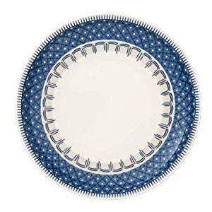 Villeroy & Boch Casale Blu Broodbord, 16 cm, premium porselein, wit/blauw