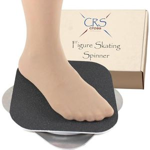 CRS Cross Skating Spinner - Trainingshulp voor schaatsers, gymnastiek, dansen en ballet pirouette Metal Eight (20 cm) Spin Trainer (Spinner)