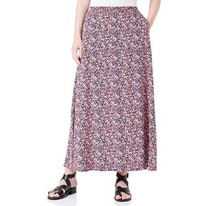 VERO MODA Vmeasy Maxi Skirt R1 Wvn Ga Damesrok, Georgia Peach/Aop:Cille