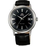 Orient Unisex Volwassenen analoog automatisch horloge met lederen armband FAC0004B0, zilver, Armband