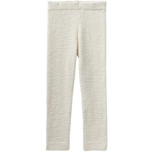 United Colors of Benetton Pantalon de Pyjama Femme, Bianco Panna 0r2, L