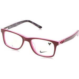 NIKE NIKE Optical zonnebril voor jongens, 606 Night Maroon Pink Spe