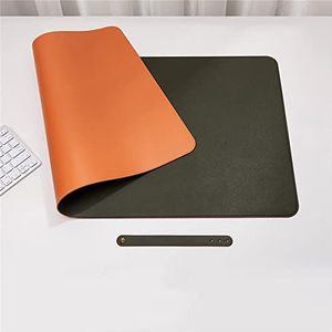 KLAYOVE bureauonderlegger bureau laptop schrijftafel pu leder schrijftafel schrijftafel 100x50cm