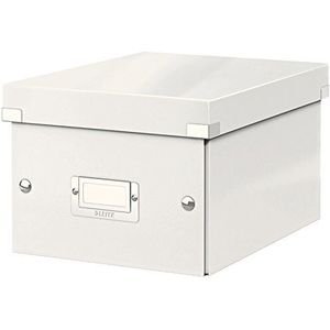Leitz opbergbox a5, click & store, 60430001, klein, wit