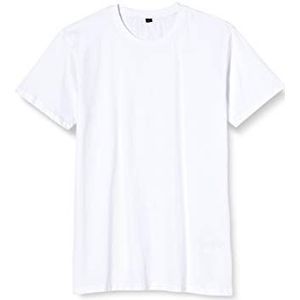 Build Your Brand Basic T-shirt voor heren met ronde hals in 3 kleuren maten XS-5XL, wit, 5XL, Wit
