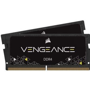 Corsair Vengeance SODIMM 8 GB (2 x 4 GB) DDR4 2666 MHz CL18 geheugen voor notebooks (ondersteunt Intel Core™ i5 en i7 van de 6e generatie), zwart