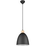 Reality Leuchten Jagger R30681032 hanglamp metaal zwart mat exclusief 1 x E27