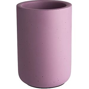 APS Flessenkoeler beton - met zachte bodem voor meubels - voor flessen van 0,7 - 1,5 liter - Ø 12/10 cm, hoogte 19 cm, lavendel