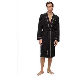 BOSS DRESSING GOWN Kerstkimono voor heren, Zwart 3