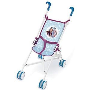 Smoby - De ijskoningin – kinderwagen – voor poppen en poppen – opvouwbaar – wasbare stof – 250113