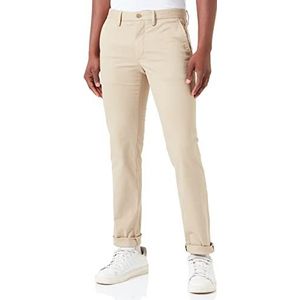 Tommy Hilfiger Core Bleecker 1985 Pima Cotton geweven herenbroek, Batique Khaki