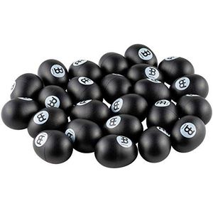 Meinl Percussion ES-SET24-BK Egg Shaker 24-delige set voor alle muzikanten met kristalheldere geluiden, niet gemaakt in China, weerbestendige synthetische schalen