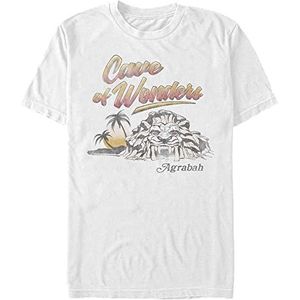 Disney Aladdin Live Action Cave of Wonder Organic T-shirt met korte mouwen, uniseks, wit, S, Weiss
