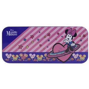 Markwins Minnie Cosmic Candy Lip & Face Tin, make-up potlood Minnie met 11 kleuren en accessoires voor lippen en gezicht, leuke set, speelgoed en geschenken voor kinderen en meisjes