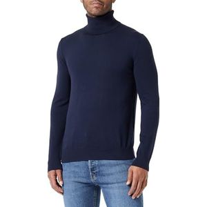 Sisley Turtle Neck SW L/S 10f2s2244 Sweatshirt voor heren, 1 stuk, Nachtblauw 06U