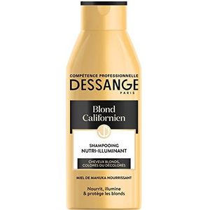 DESSANGE - Californische blonde Nutri-Illuminant Shampoo - Formule verrijkt met Manuka Honing - Voedt, Verheldert & Beschermt - Voor blond, gekleurd of gebleekt haar - 250 ml