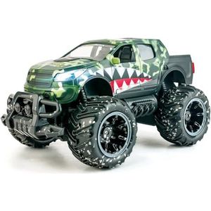 Ninco Ninco_NH93120 Ranger Monster Truck met verlichting, 2,4 GHz, zwart, afmetingen: 30 x 19 x 16 cm, groen NH93120