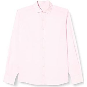 Hackett London Mussola K Teint GMT herenhemd, roze, L, Roze