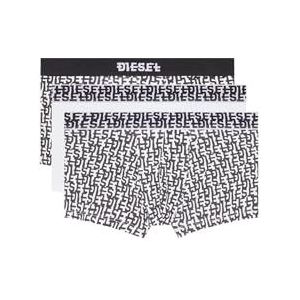 Diesel UMBX Dameskoffers, heren, 3 stuks, zwart (Black White Log)